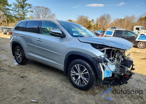 2017 Toyota Highlander Le z USA, uszkodzony, nr VIN 5TDBZRFH0HS434217